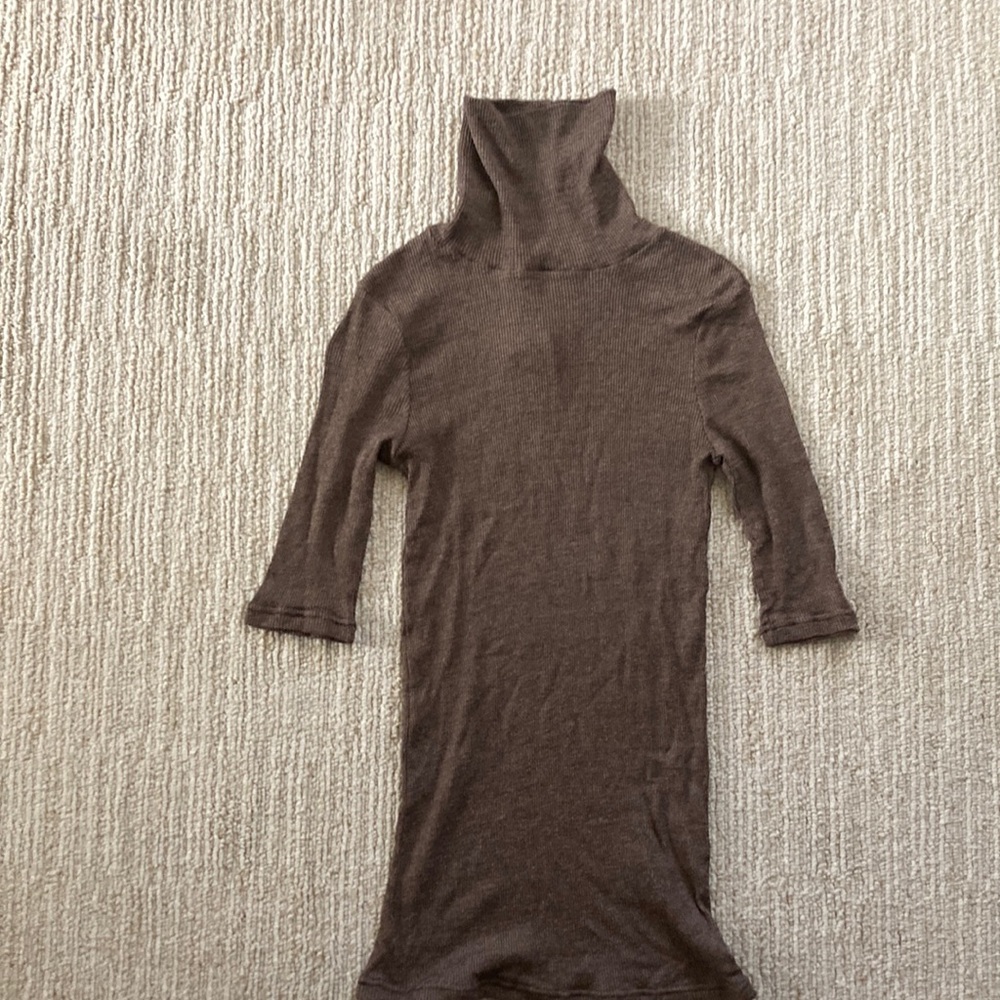 Michael Stars elbow sleeve turtleneck - One Size